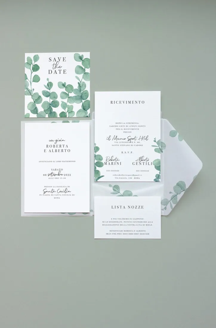 Partecipazione Cofanetto Pocket Fold Vellum