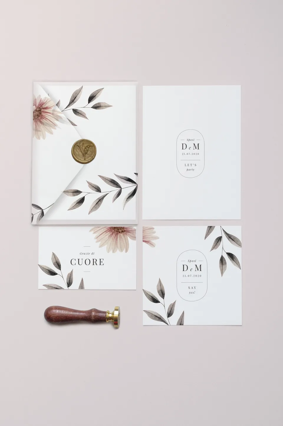 Partecipazione Cofanetto Pocket Fold Vellum