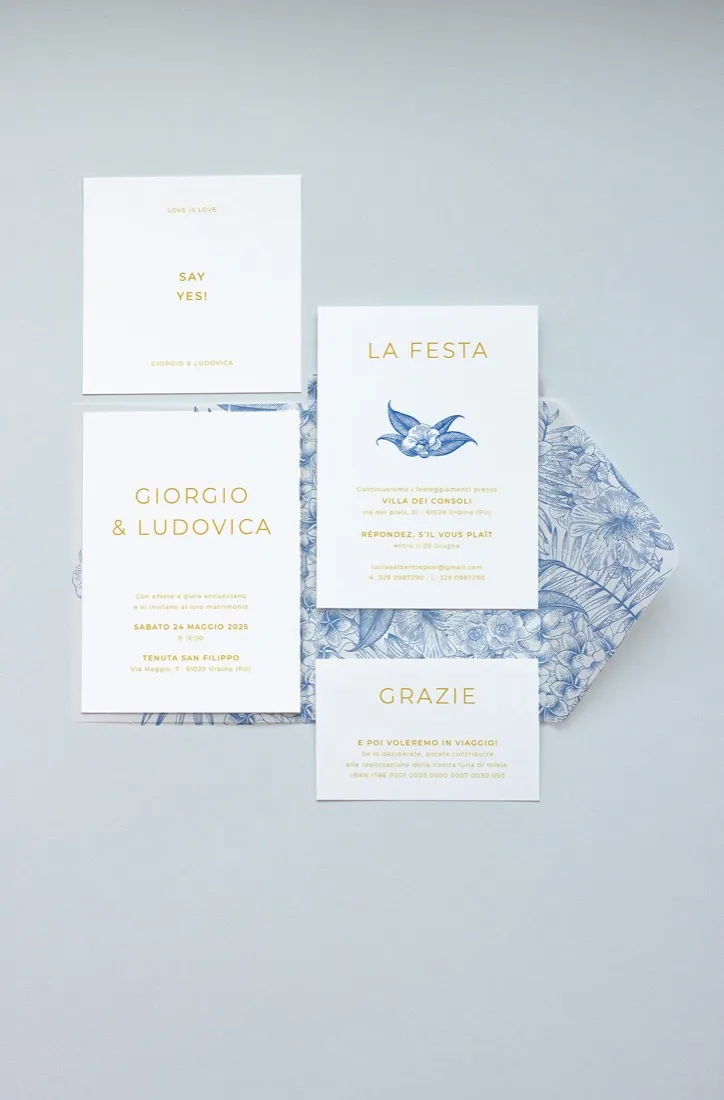 Partecipazione Cofanetto Pocket Fold Vellum