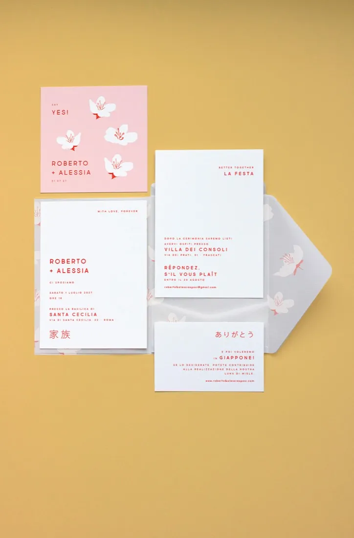 Partecipazione Cofanetto Pocket Fold Vellum