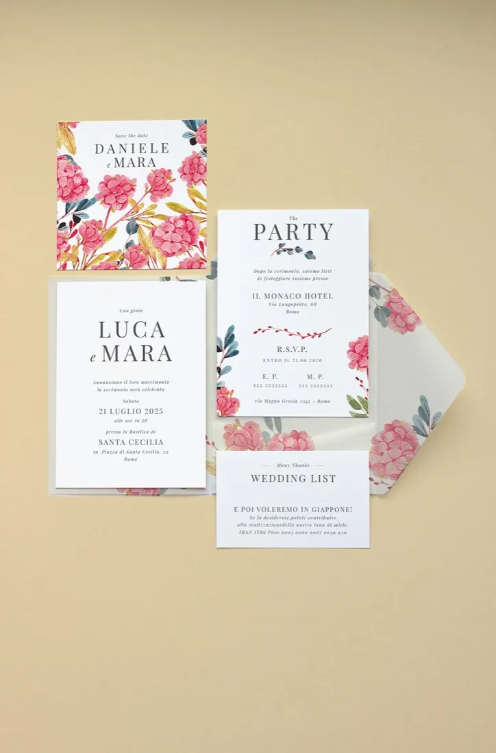 Partecipazione Cofanetto Pocket Fold Vellum