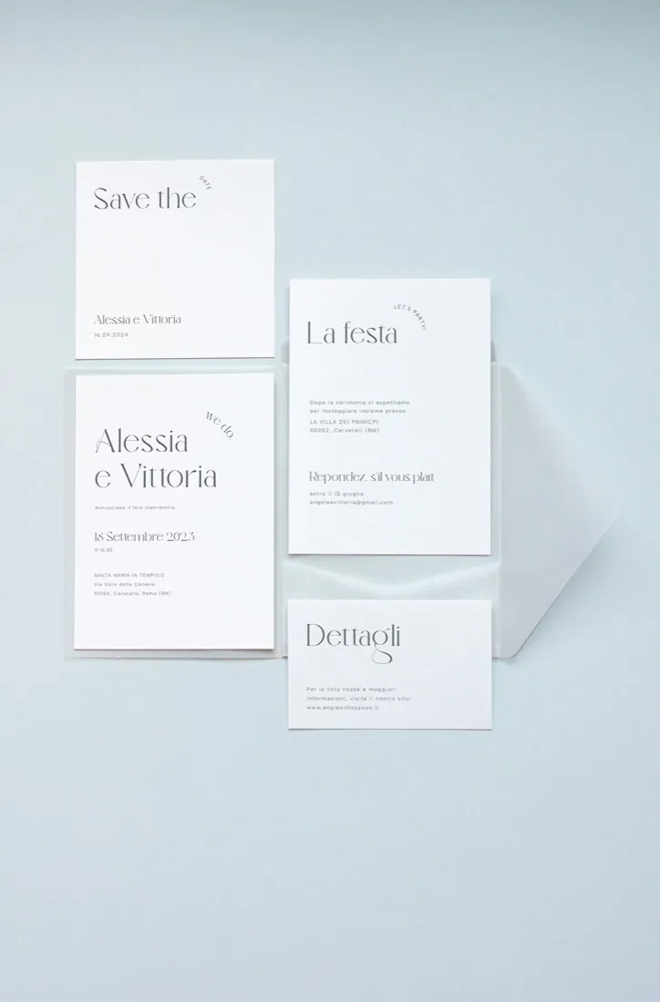 Partecipazione Cofanetto Pocket Fold Vellum