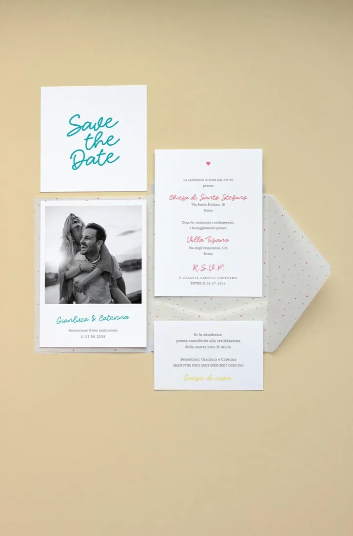 Partecipazione Cofanetto Pocket Fold Vellum