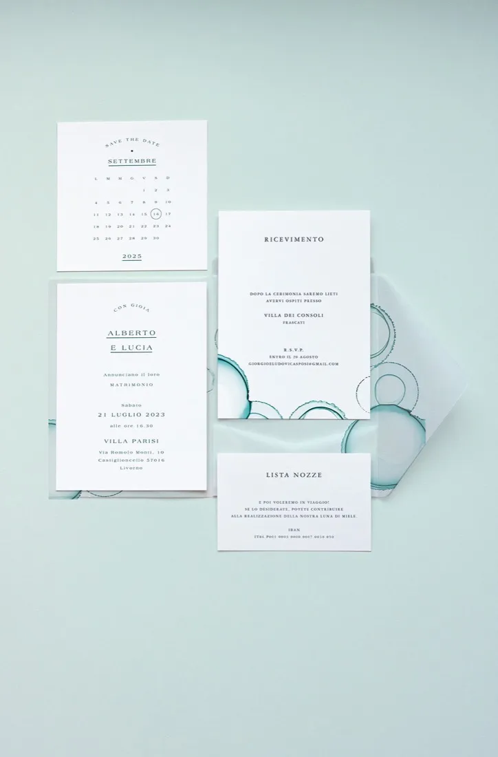 Partecipazione Cofanetto Pocket Fold Vellum