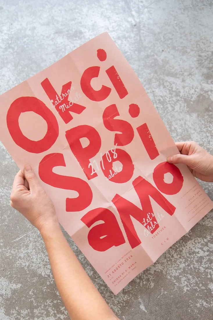 Poster Ok Ci Sposiamo