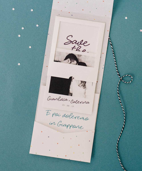 Partecipazione Di Matrimonio Polaroid 03