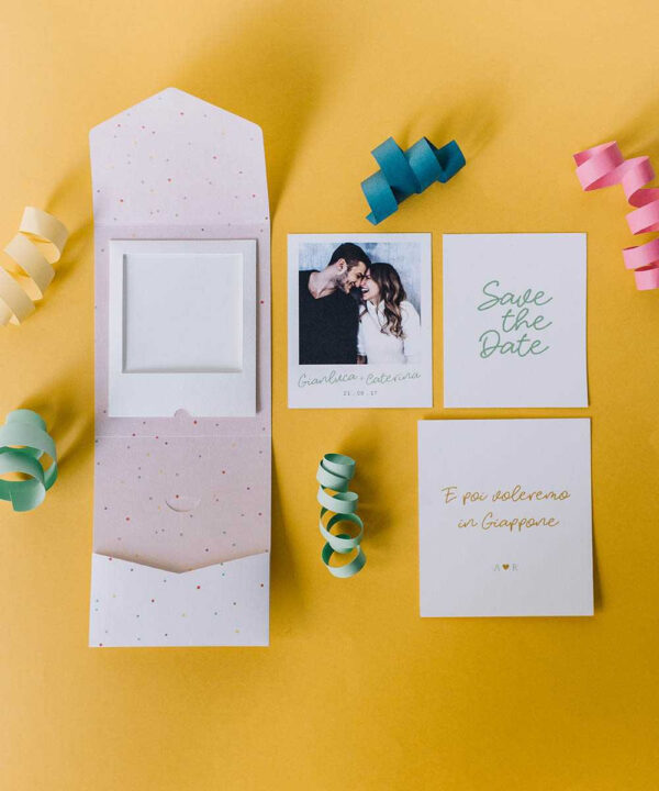 Partecipazione Di Matrimonio Polaroid 04