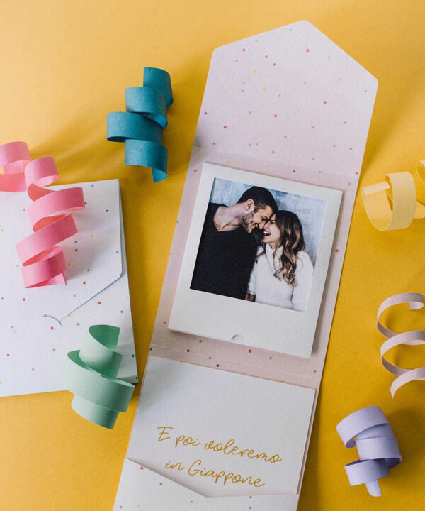 Partecipazione Di Matrimonio Polaroid 05