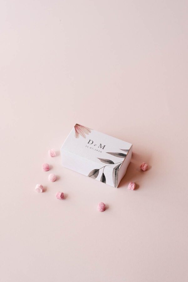 Blush Scatola Fiamiferi Mockup retro