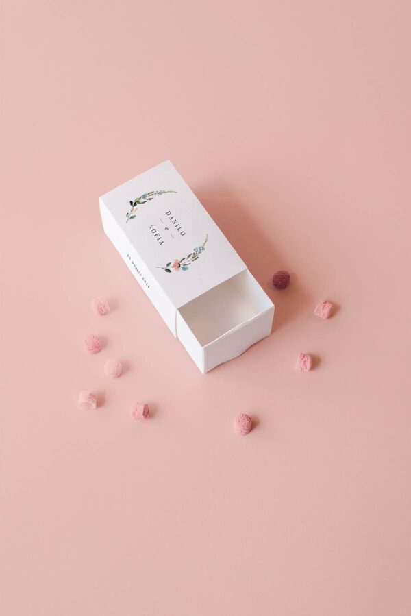 Garden Scatola Fiamiferi Mockup Fronte