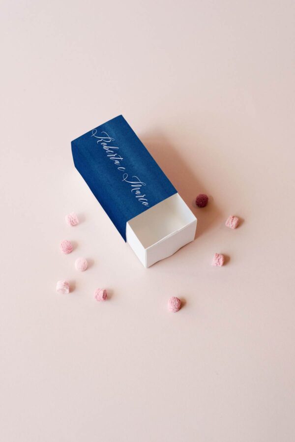 Acqua Scatola Fiamiferi Mockup fronte