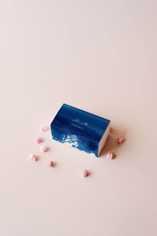 Acqua Scatola Fiamiferi Mockup retr