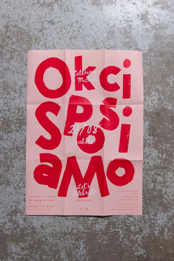 Partecipazione Poster Ok Ci Sposiamo 2