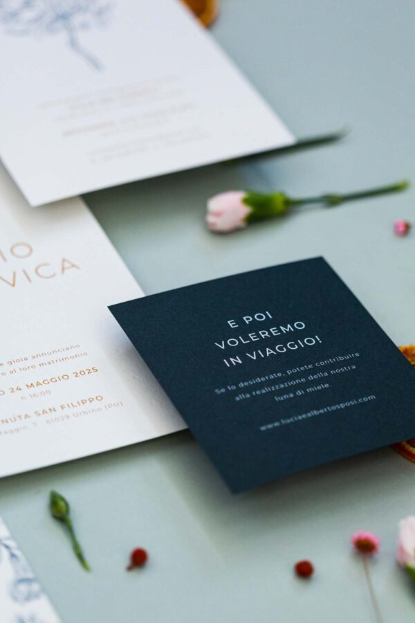 partecipazione di matrimonio lilibet royal green dettaglio 5