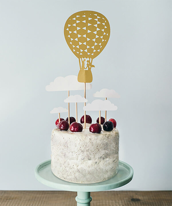 Cake Topper Mongolfiera
