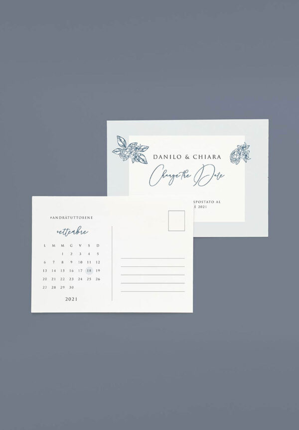 Change The Date Blu Vintage