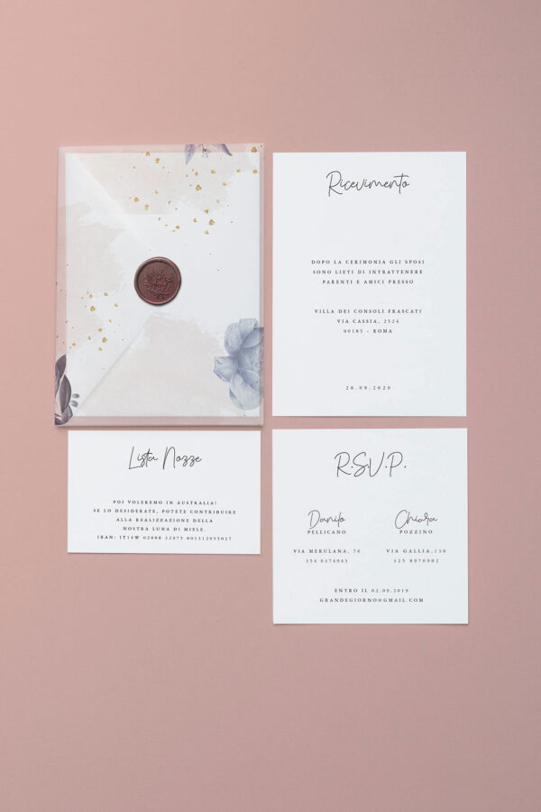 Cofanetto Trasparente Rose Gold