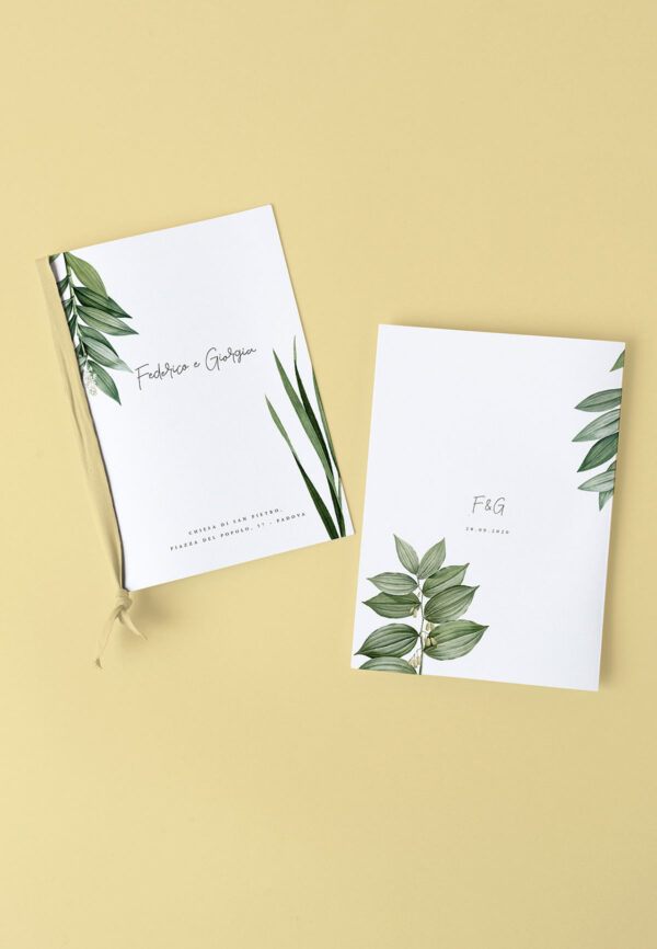 Libretto Messa Matrimonio Botanico