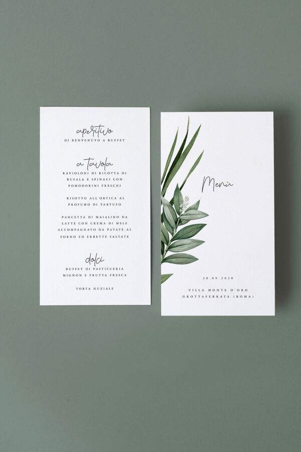 Menu Verticale Botanico