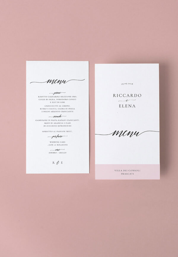 Menu Verticale Chiara