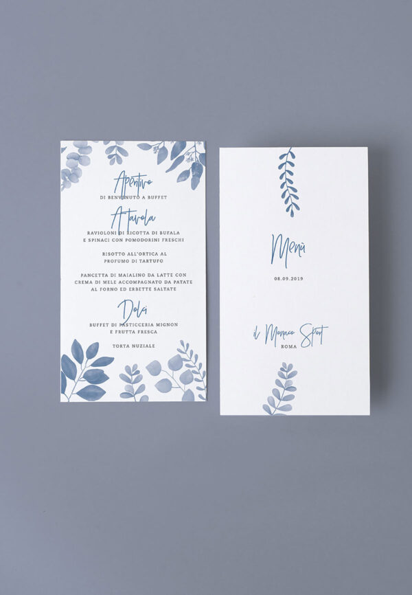 Menu Verticale Rametti Blu
