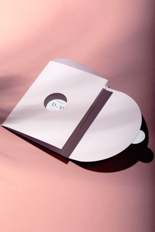 Partecipazioni Pocket Fold Geometrico Rounded