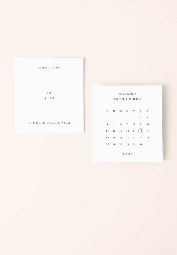 Save The Date Flora