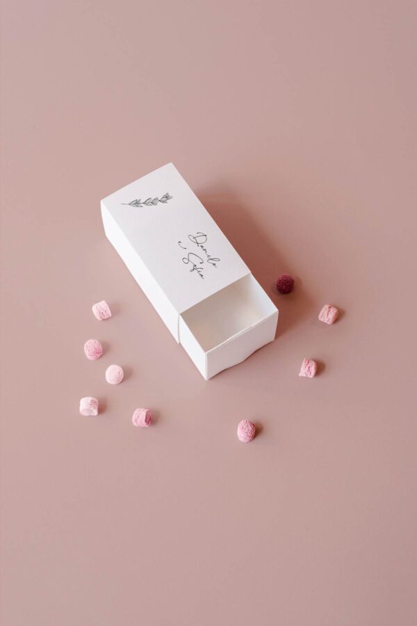Cotone Fronte Scatola Fiamiferi Mockup