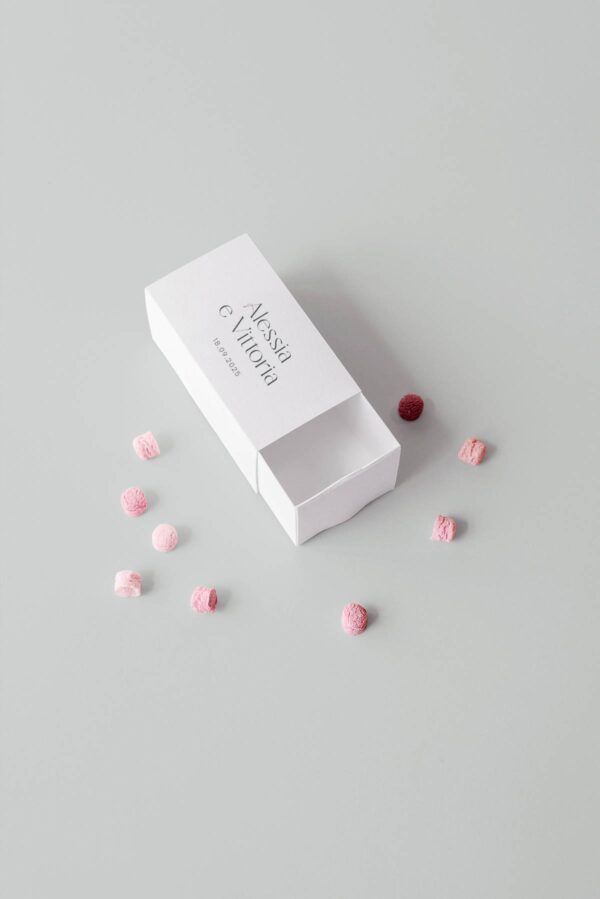 Pebbles Scatola Fiamiferi Mockup fronte