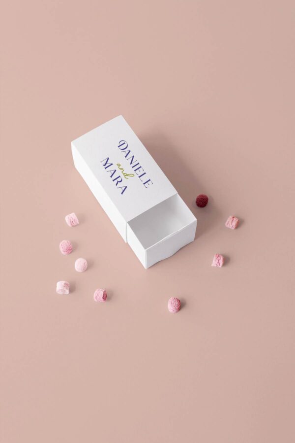 Petite Scatola Fiamiferi Mockup Fronte