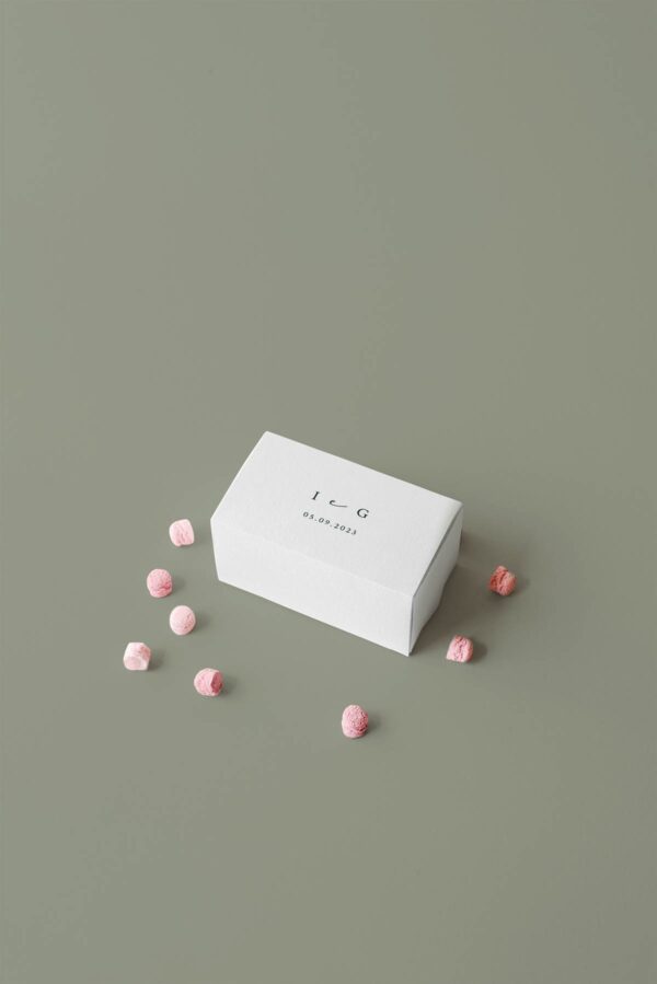 Wildflowe Botanico Scatola Fiamiferi Mockup retro