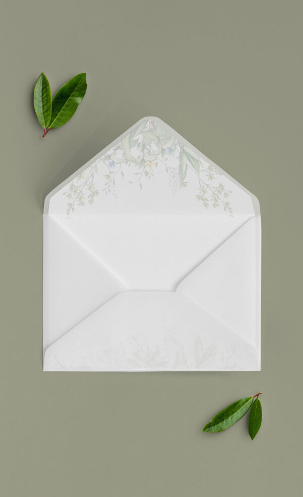 Busta Liner 13x18 Vellum Aperta Golden