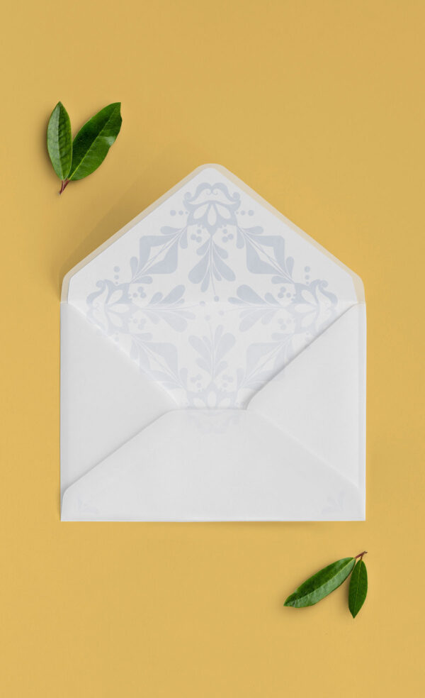 Busta Liner 13x18 Vellum Aperta Limoni
