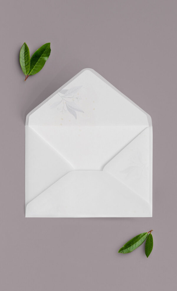 Busta Liner 13x18 Vellum Aperta Rose Gold 1