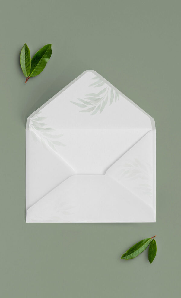 Busta Liner 13x18 Vellum Aperta Villa d Este