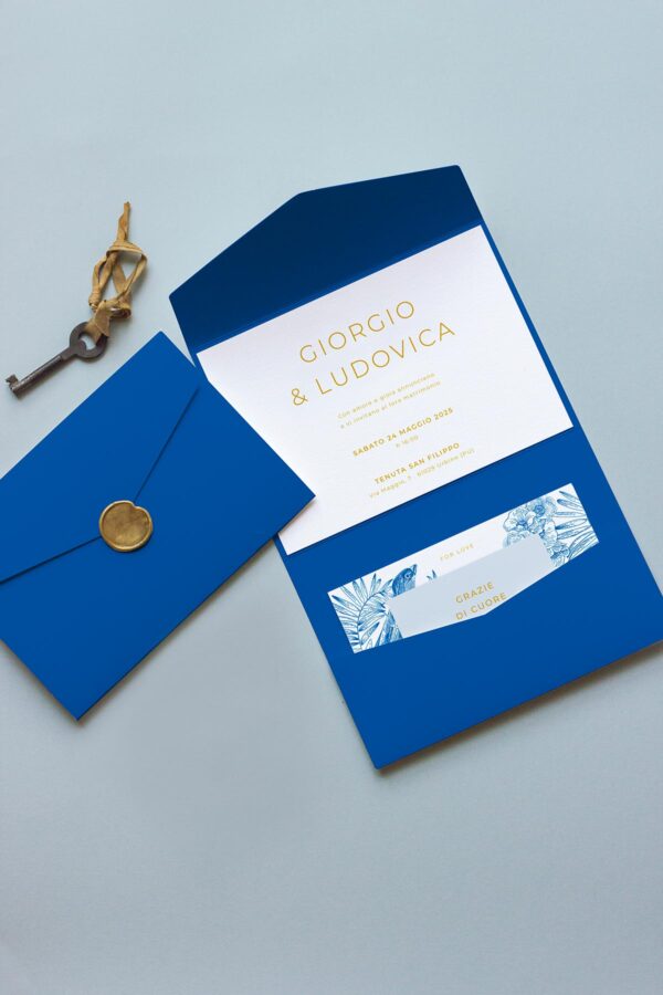 Cofanetto Orizzontale Lilibet Blu Elettrico