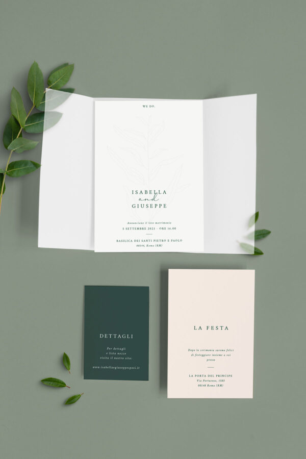 Cofanetto Trasparente Semplice Aperto WildFlower Botanico