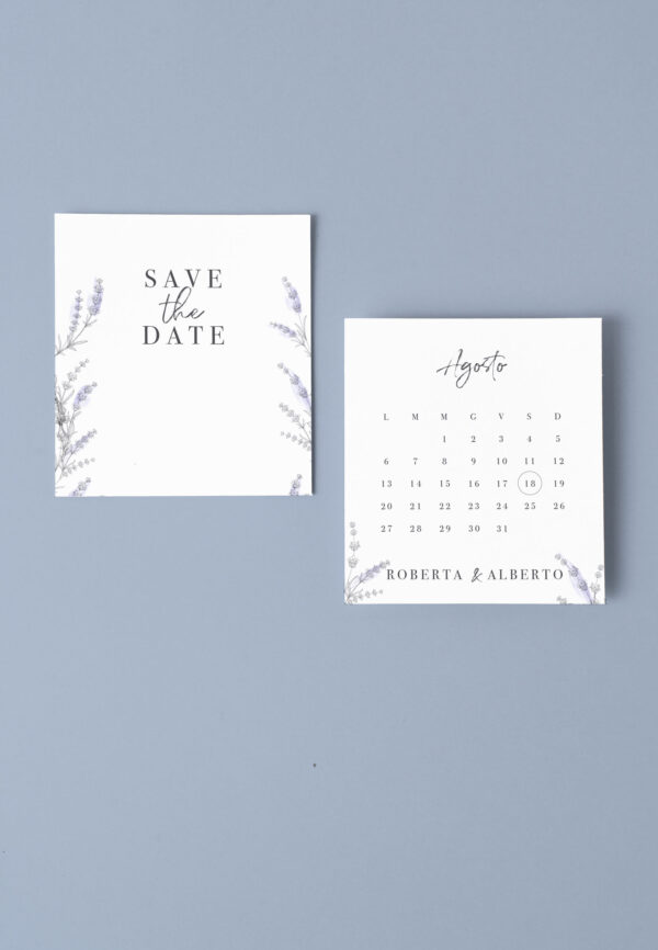 lavanda save the date