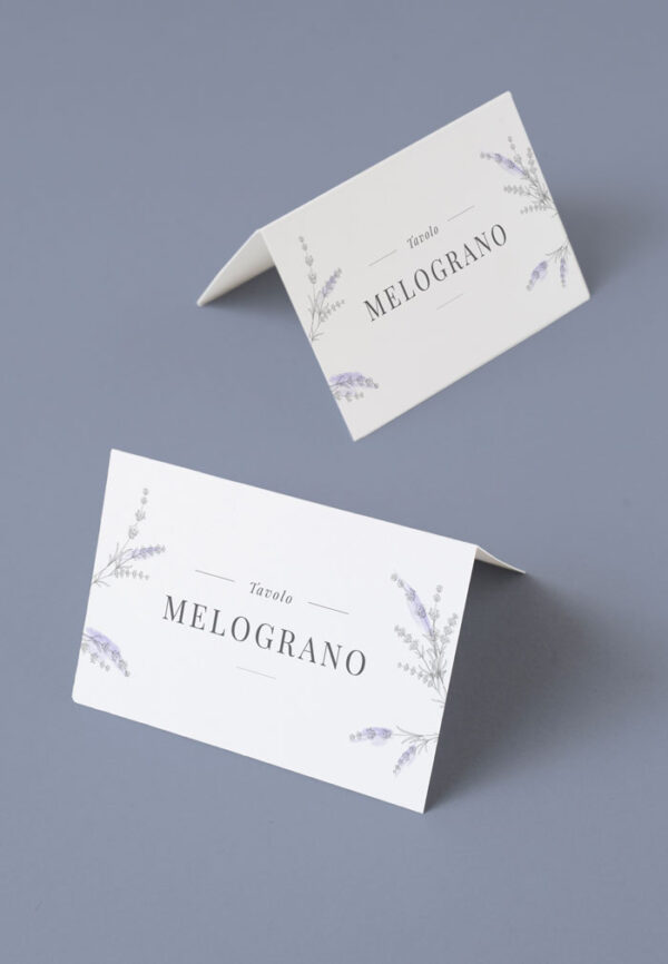 lavanda blush segnatavolo cavaliere