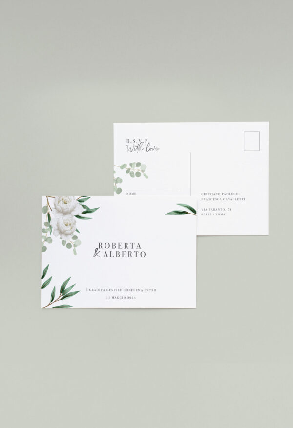 rosa bianca RSVP F