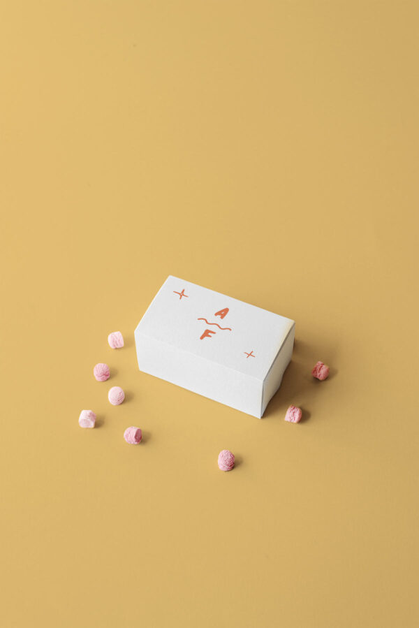 Frida Scatola Fiamiferi Mockup Retro