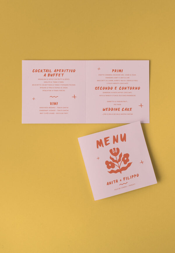 Frida menu quadrato DA Rosa