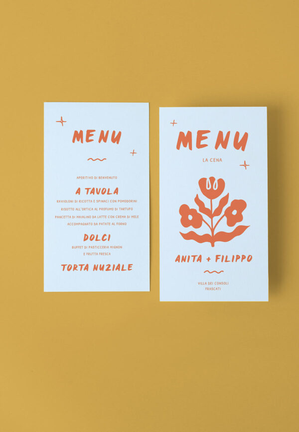 Frida menu verticale Azzurro