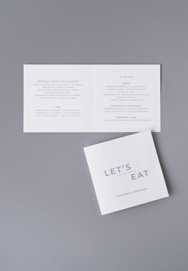 Lilia menu quadrato DA
