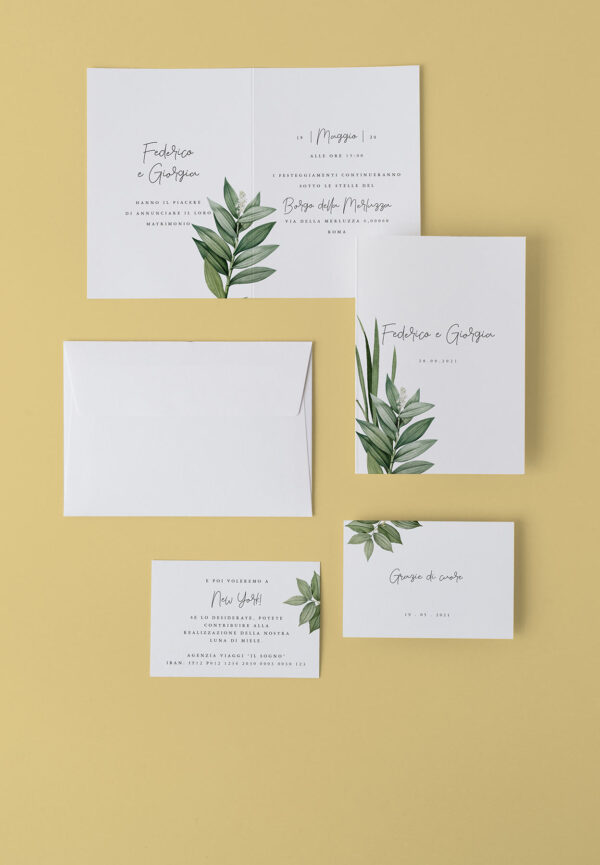botanico kit doppia anta busta stampata