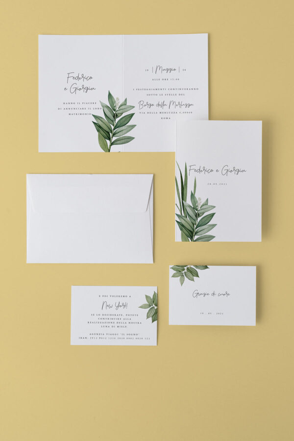 botanico kit doppia anta busta stampata