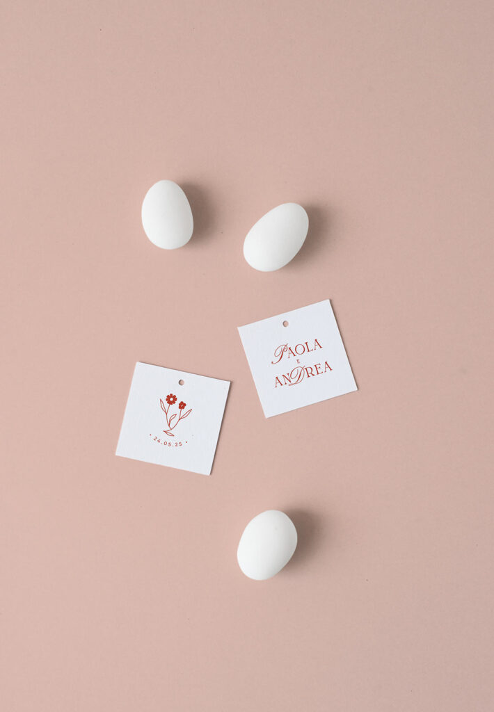 florique biglietto bomboniera quadrato