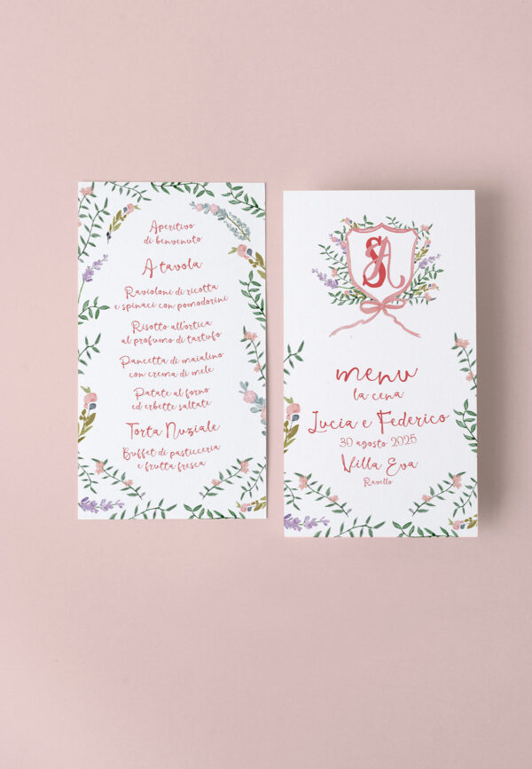 mirabel menu verticale rosa