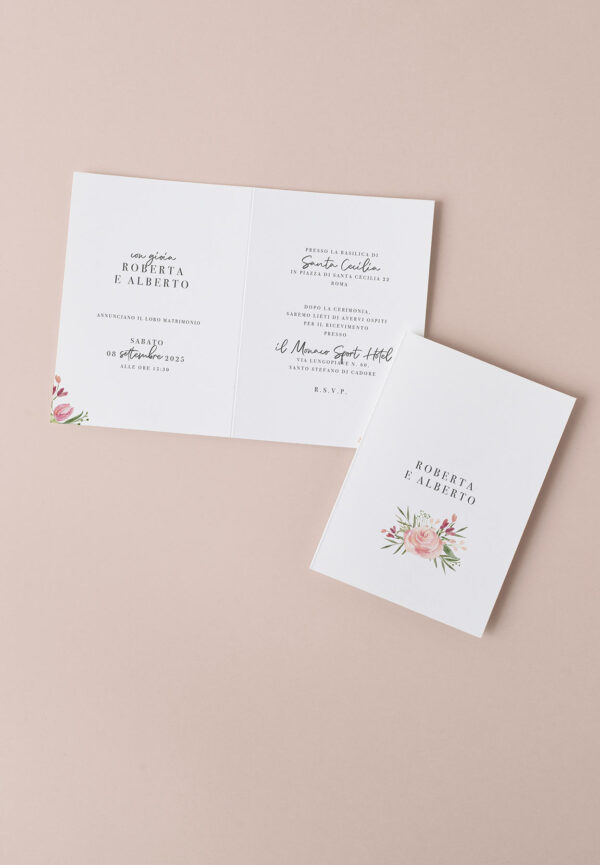 peonie partecipazione DoppiaAnta V