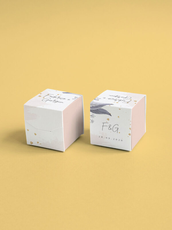 rose gold Scatolina ceralacca senza